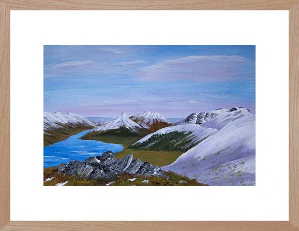 The Glen, Glencoe original acrylic landscape painting for sale