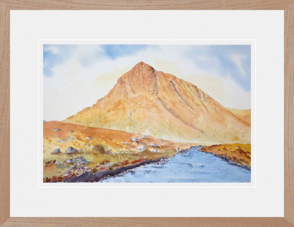 Buachaille Etive Mor, Glencoe, original watercolour painting for sale