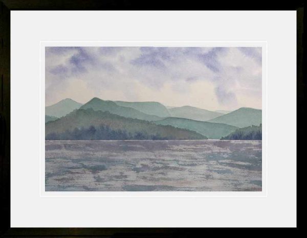 Simply Glen Affric original watercolour painting for sale