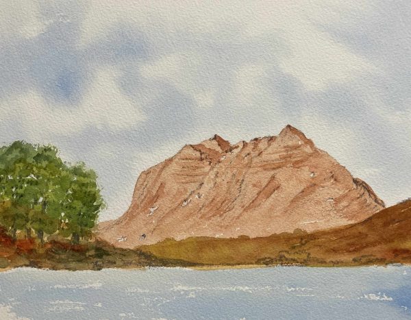 Liathach Torridon, original watercolour sketch for sale